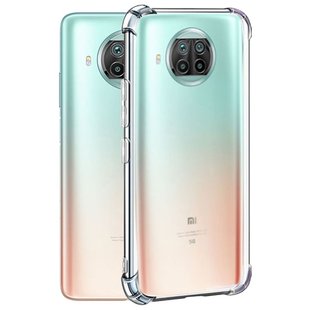 Противоударный силиконовый чехол для Xiaomi Mi 10T Lite Transparent Armour case Прозрачный смотреть фото | belker.com.ua