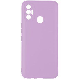 Противоударный чехол для Tecno Spark 7 Full soft case Сиреневый смотреть фото | belker.com.ua