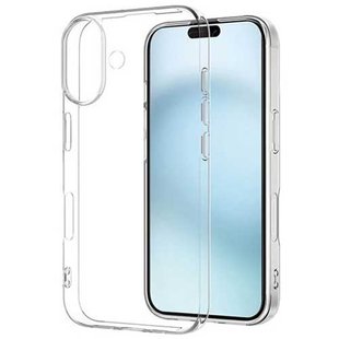 Силиконовый чехол для iPhone 16 Hoco ультратонкий Прозрачный