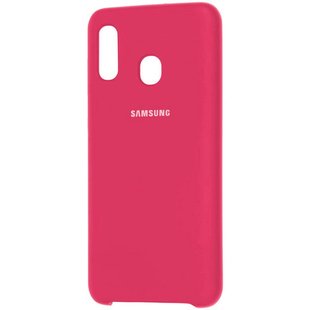 Защитный чехол для Samsung Galaxy A20 A205 Original Soft Case Малиновый смотреть фото | belker.com.ua