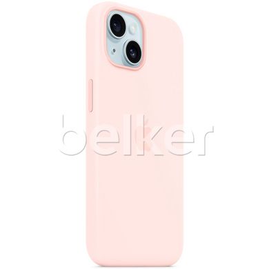 Чехол Apple Silicone Case MagSafe для iPhone 15 Розовый