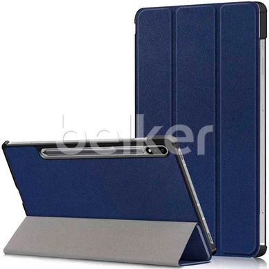Чехол для Samsung Galaxy Tab S9 11 (SM-X710) Moko кожаный Синий