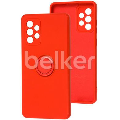 Чехол для Samsung Galaxy A72 (A725) Wave color Ring case Красный смотреть фото | belker.com.ua