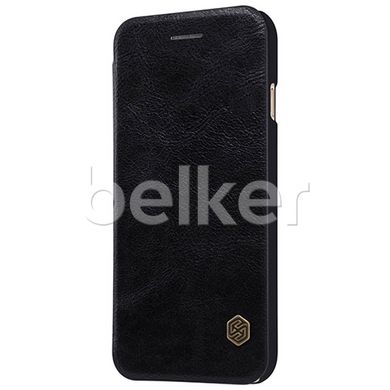 Чехол книжка для iPhone 7 Nillkin Qin кожаный Черный смотреть фото | belker.com.ua