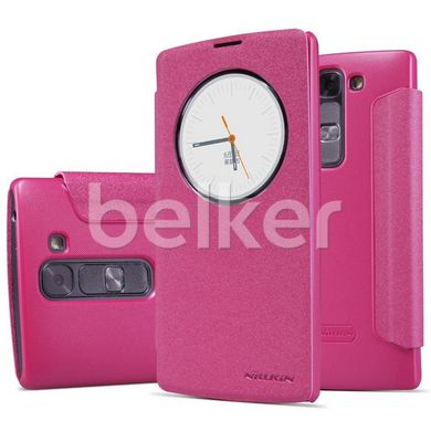 Чехол книжка для LG Magna H502F Nillkin Spark Розовый смотреть фото | belker.com.ua