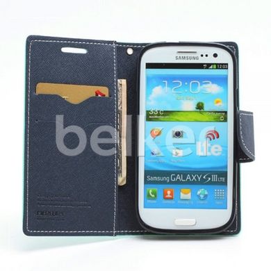 Чехол книжка для Samsung Galaxy S3 i9300 Goospery Голубой смотреть фото | belker.com.ua