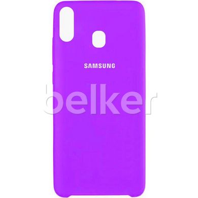 Оригинальный чехол для Samsung Galaxy M20 2019 (M205) Silicone Case Фиолетовый смотреть фото | belker.com.ua