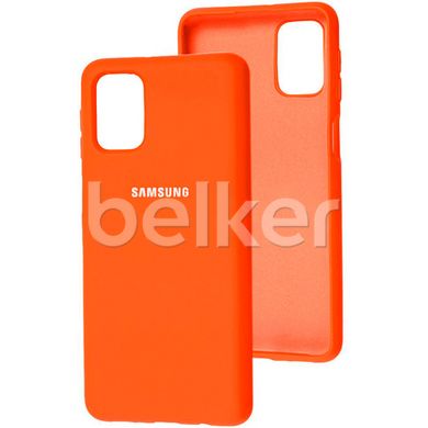 Оригинальный чехол для Samsung Galaxy M31s (M317) Soft case Оранжевый
