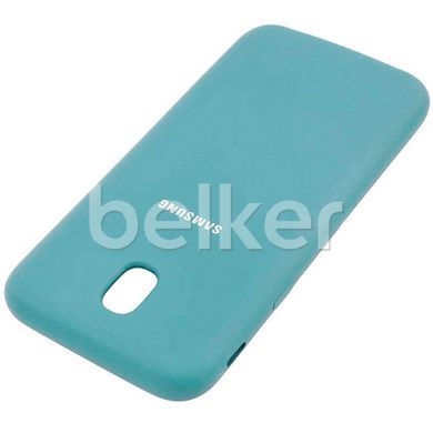 Оригинальный чехол Samsung Galaxy J3 2017 (J330) Silicone Case Голубой смотреть фото | belker.com.ua