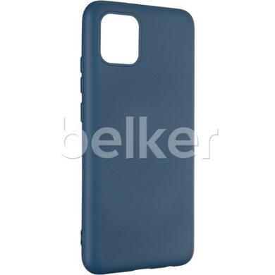 Оригинальный чехол для Samsung Galaxy A03 (A035) Full Soft Case Синий смотреть фото | belker.com.ua