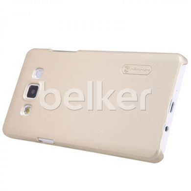Пластиковый чехол для Samsung Galaxy A5 2015 A500 Nillkin Frosted Shield Золотой смотреть фото | belker.com.ua