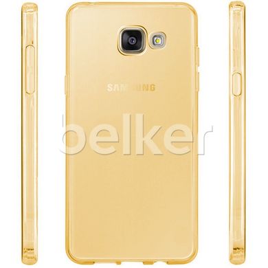 Силиконовый чехол для Samsung Galaxy A5 2016 A510 Remax незаметный Золотой смотреть фото | belker.com.ua