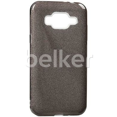 Силиконовый чехол для Samsung Galaxy J7 Neo J701 Remax Glitter Silicon Тёмно-серый смотреть фото | belker.com.ua