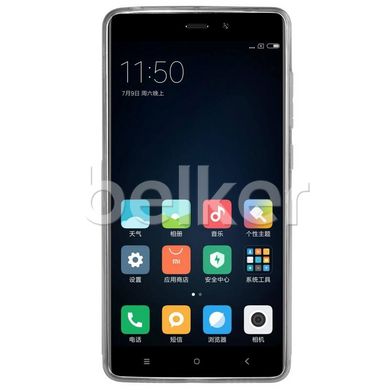 Силиконовый чехол для Xiaomi Redmi 4 Nillkin Nature TPU Черный смотреть фото | belker.com.ua