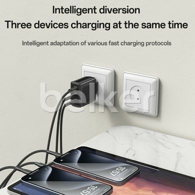 Зарядное устройство Yesido GaN 65W YC144 Черное