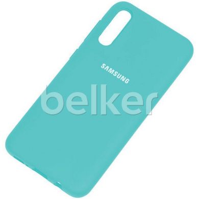 Защитный чехол для Samsung Galaxy A50s A507 Original Soft Case Бирюзовый смотреть фото | belker.com.ua