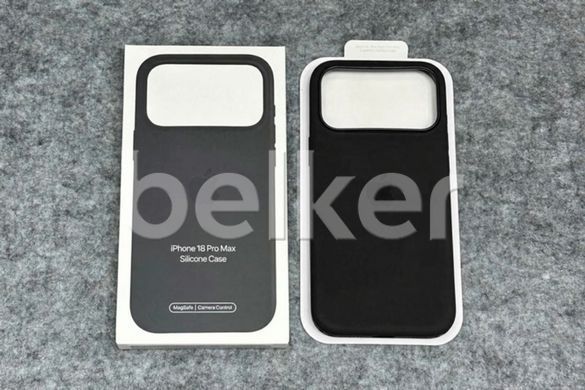 Чехол для iPhone 18 Pro Max Silicone Case with MagSafe (AAA) Черный