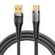 Кабель USB Type-C Rock Z21 Transparency 1.2 метра Черный в магазине belker.com.ua