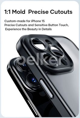 Противоударный чехол для iPhone 15 Pro Max Rock Guard matte Черный смотреть фото | belker.com.ua