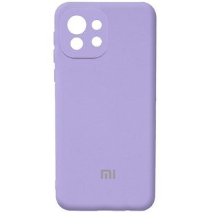 Оригинальный чехол для Xiaomi Mi 11 Lite Soft case Сиреневый смотреть фото | belker.com.ua