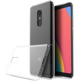 Силиконовый чехол для Xiaomi Redmi 5 Plus Remax незаметный Прозрачный смотреть фото | belker.com.ua