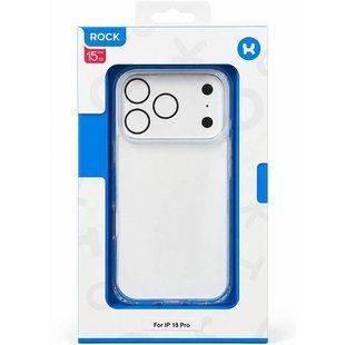 Силиконовый чехол на iPhone 18 Pro Rock Crystal Прозрачный
