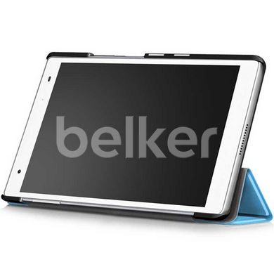 Чехол для Lenovo Tab 4 8 Plus TB-8704 Moko кожаный Голубой смотреть фото | belker.com.ua