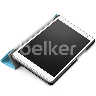 Чехол для Lenovo Tab 4 8 Plus TB-8704 Moko кожаный Голубой смотреть фото | belker.com.ua