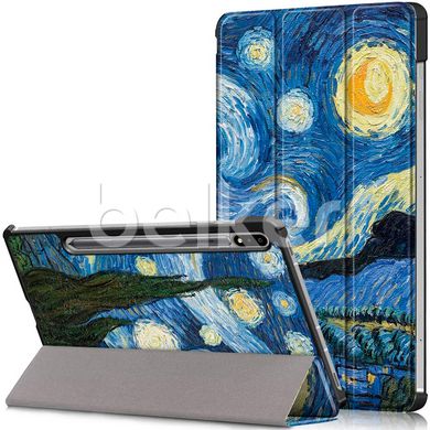Чехол для Samsung Galaxy Tab S7 FE T733 Moko Звездная ночь