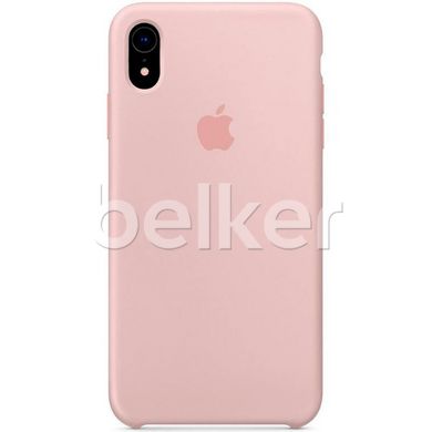 Оригинальный чехол для iPhone XR Silicone Case Розовый смотреть фото | belker.com.ua