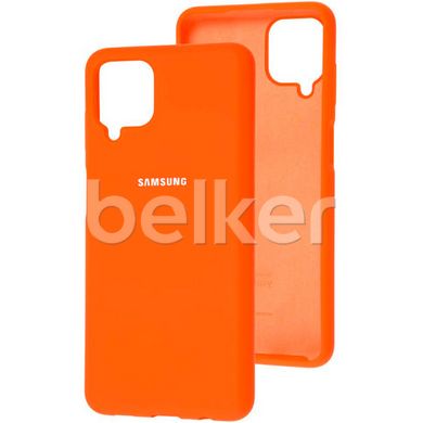 Оригинальный чехол для Samsung Galaxy A12 (SM-A125) Soft case Оранжевый смотреть фото | belker.com.ua