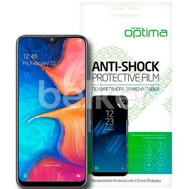 Противоударная пленка для Samsung Galaxy A20 A205 Optima Anti-Shock Прозрачный смотреть фото | belker.com.ua