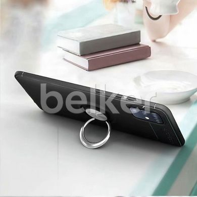Противоударный чехол для Samsung Galaxy A32 Deen Magnetic Ring case Черный смотреть фото | belker.com.ua