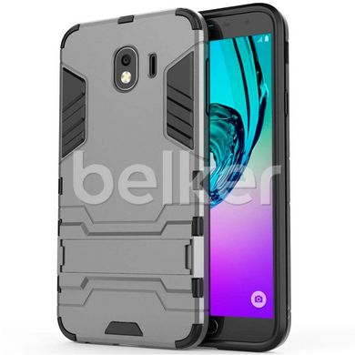 Противоударный чехол для Samsung Galaxy J4 2018 (J400) Honor Hard Defence Тёмно-серый смотреть фото | belker.com.ua