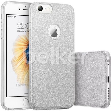 Силиконовый чехол для iPhone 7 Remax Glitter Silicon Серый смотреть фото | belker.com.ua