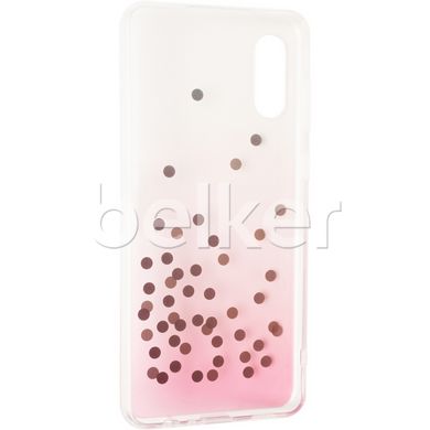 Силиконовый чехол для Samsung Galaxy A02 (A022) Crystal Shine case Розовый смотреть фото | belker.com.ua