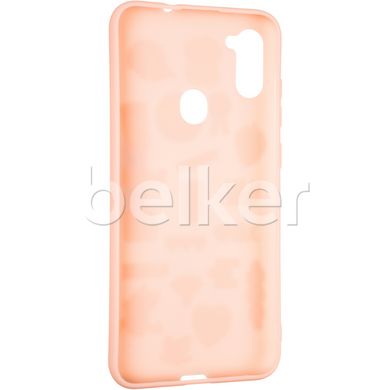 Силиконовый чехол для Samsung Galaxy A11 (A115) TPU Print Розовый смотреть фото | belker.com.ua