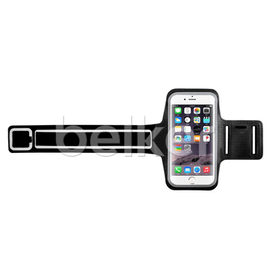 Спортивный чехол на руку для iPhone 8 Plus/7 Plus/6s Plus/6 Plus/Xr/Xs Belkin ArmBand Черный
