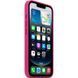 Чехол для iPhone 16e Silicone Case with MagSafe (replica) Малиновый в магазине belker.com.ua