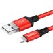 Кабель Lightning USB для iPhone iPad Hoco X14 Times Speed 1 метр Красный в магазине belker.com.ua