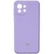 Оригинальный чехол для Xiaomi Mi 11 Lite Soft case Сиреневый