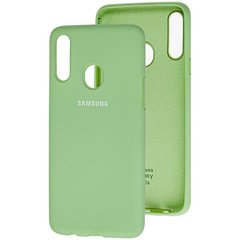 Оригинальный чехол для Samsung Galaxy A20s (A207) Soft Case Салатовый смотреть фото | belker.com.ua