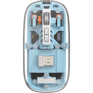 Мышка для iPad WiWU Crystal Wireless Голубая
