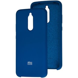 Оригинальный чехол для Xiaomi Redmi 8 Silicone Case Синий смотреть фото | belker.com.ua