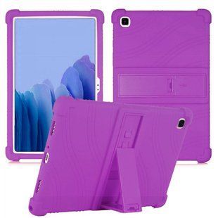 Противоударный чехол для Samsung Galaxy Tab A7 10.4 2020 Silicone armor Сиреневый смотреть фото | belker.com.ua