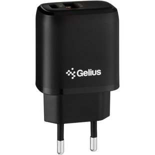 Зарядное устройство Gelius Pro X-Duo GP-HC014 USB+Type-C QC3.0/PD20W Черное