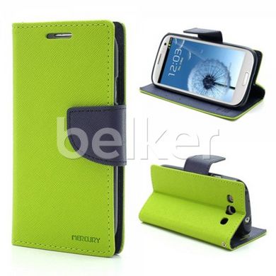 Чехол книжка для Samsung Galaxy S3 i9300 Goospery Зелёный смотреть фото | belker.com.ua