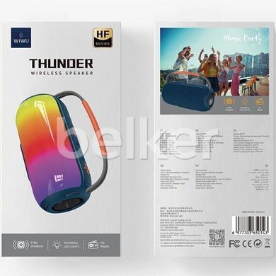 Bluetooth колонка Wiwu Thunder Wireless Speaker H6