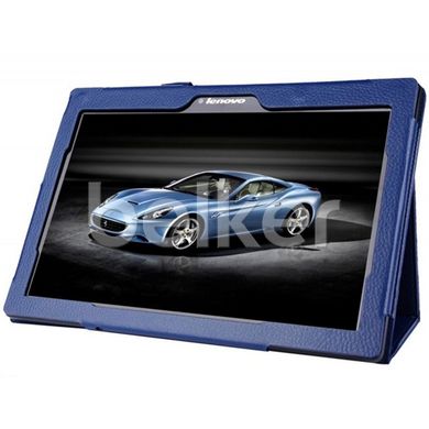 Чехол для Lenovo Tab 10.1 TB-X103F TTX кожаный Темно-синий смотреть фото | belker.com.ua