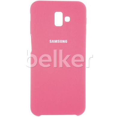 Оригинальный чехол для Samsung Galaxy J6 Plus (J610) Silicone Case Розовый смотреть фото | belker.com.ua